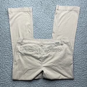 BKE Casuals Serena Bootcut Khaki Pants 31R Beige Buckle Mid Rise Chino